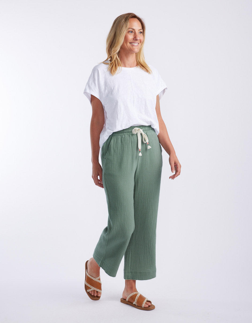 The Coastal Pant - Sage