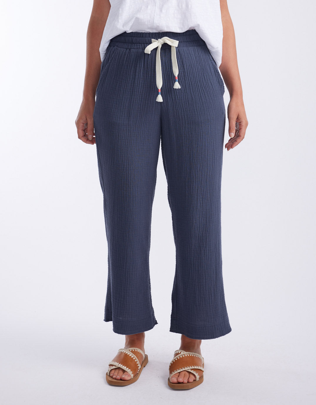 The Coastal Pant - Washed Navy