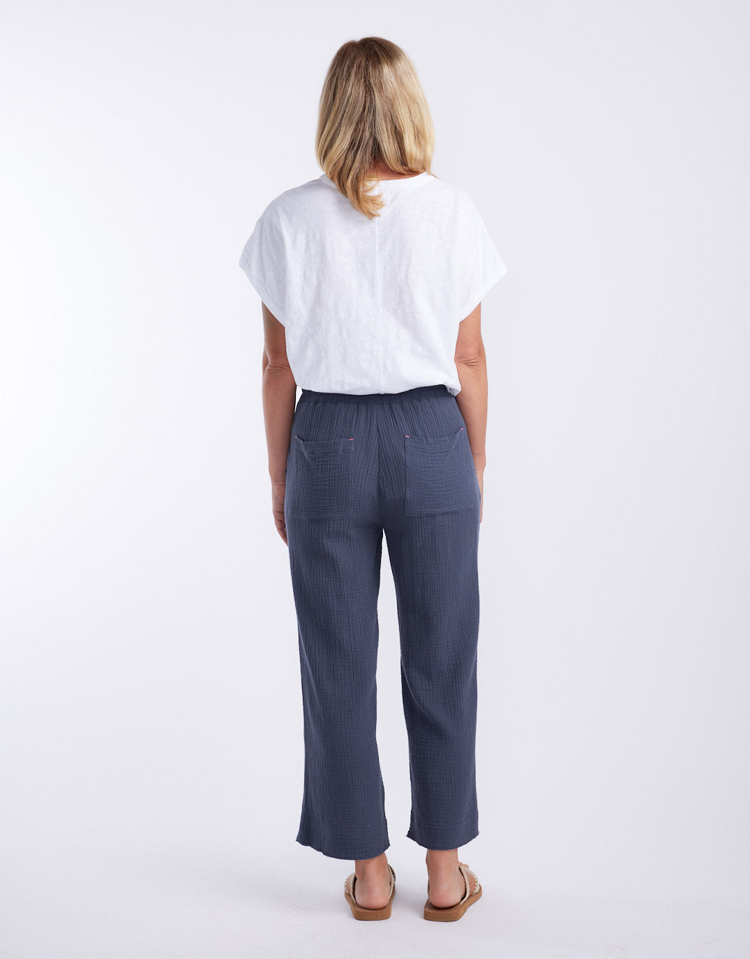 The Coastal Pant - Washed Navy