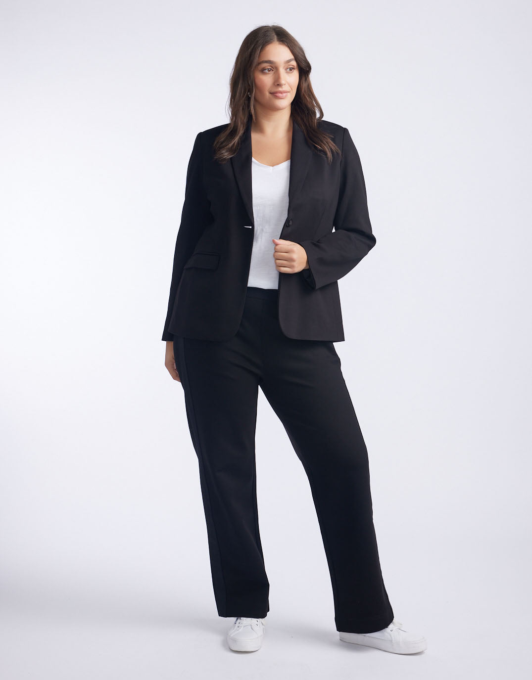 Timeless Ponte Blazer - Black